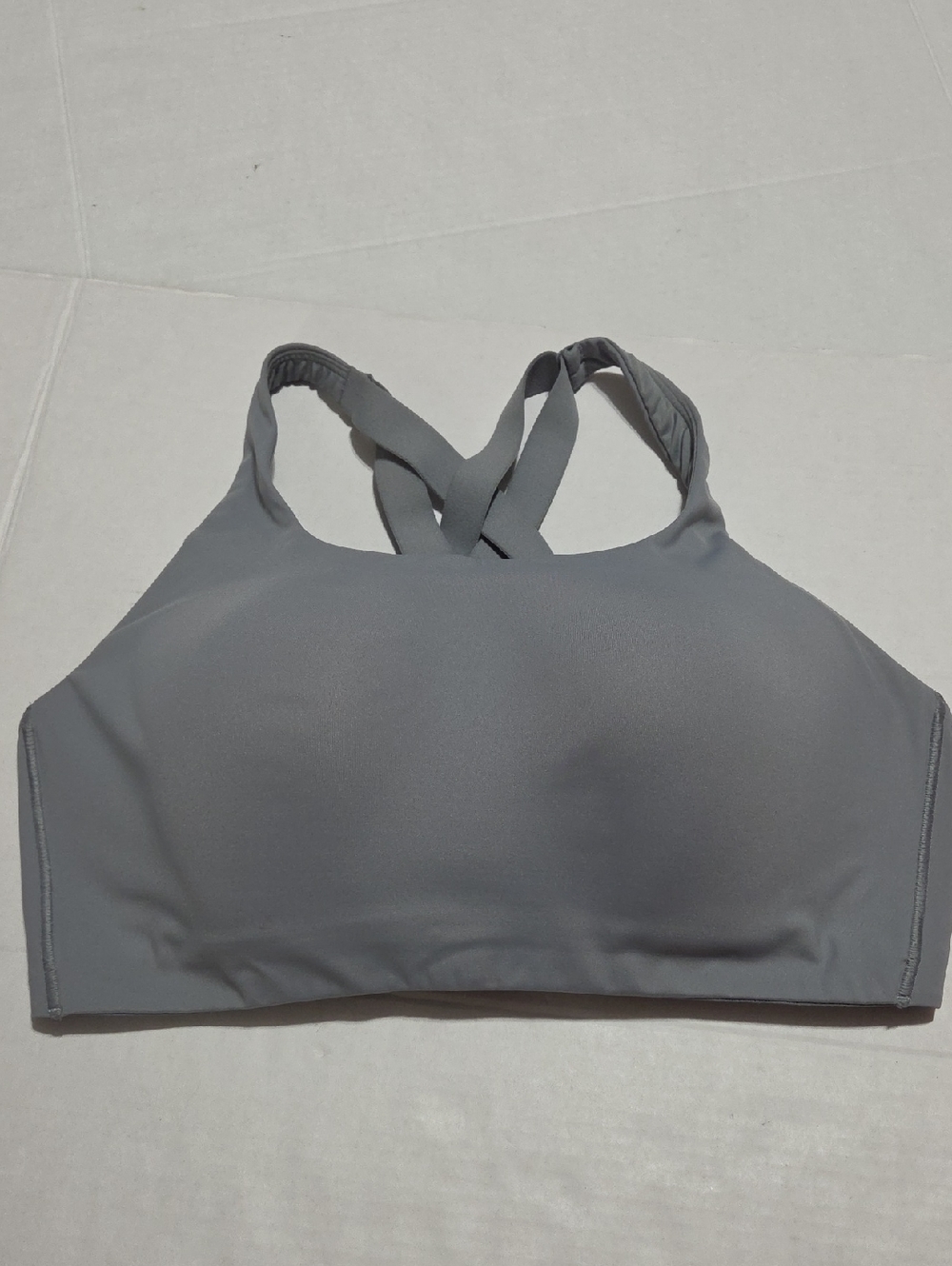 lululemon athletica Gray Cross-Back Sports Bra
